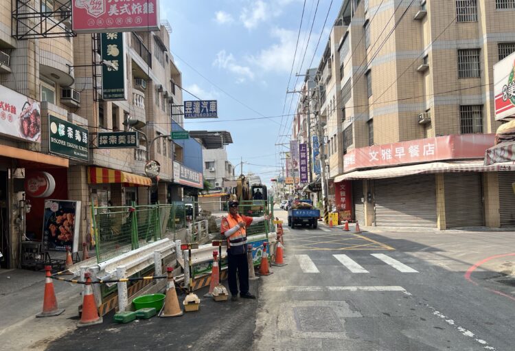 中市大雅區中山北路雨水下水道進場施工-明年4月完工改善周遭淹水問題