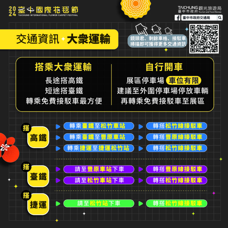 新社花海11/9登場-雙鐵捷運、接駁車交通攻略大公開！