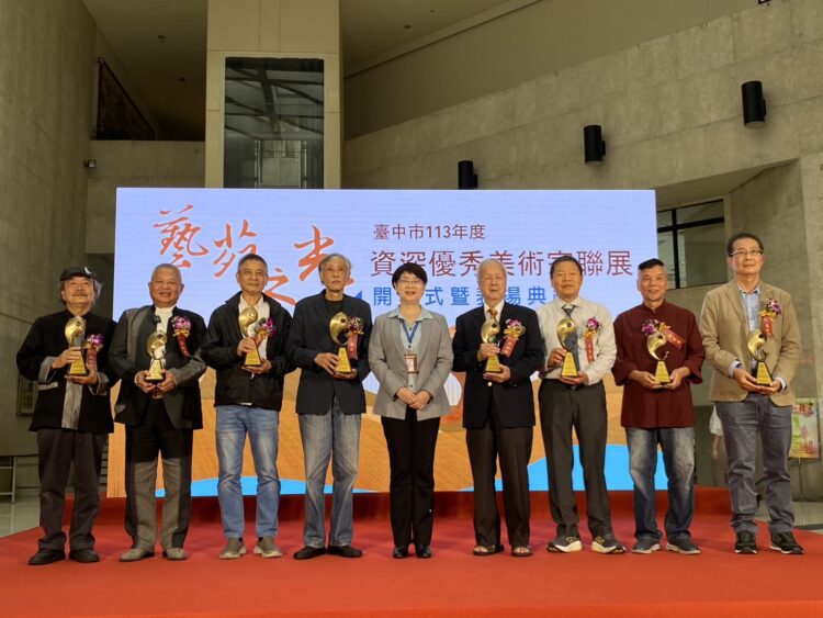 堅持藝術創作半世紀　-倪朝龍等8位獲中市表揚資深優秀美術家