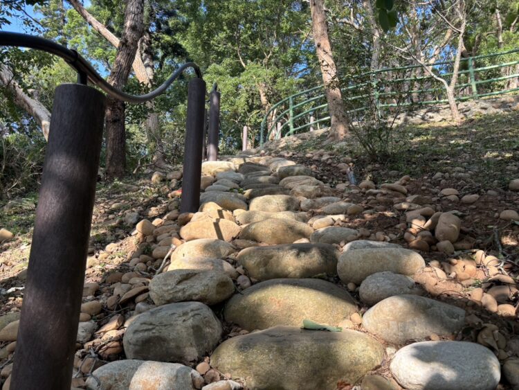 大甲鐵砧山新玩法！桂花泉登山步道邀你體驗手作步道之美